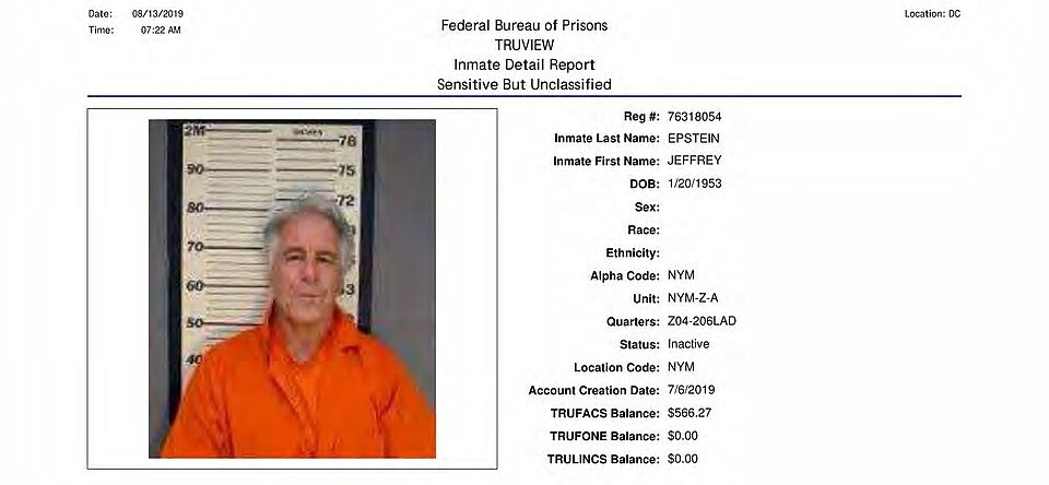 File:Federal Bureau of Prisons Inmate Detail Report Jeffrey Epstein.jpg