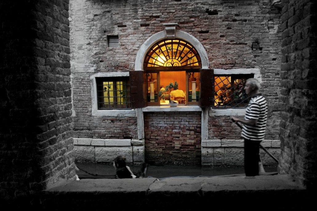 A peaceful moment in Venice. A peaceful moment in Venice.