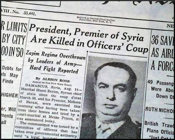 A newspaper with a person in a suit

Description automatically generated