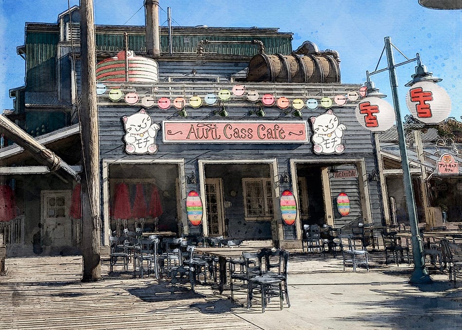 San Fransokyo Square at Disney California Adventure Park