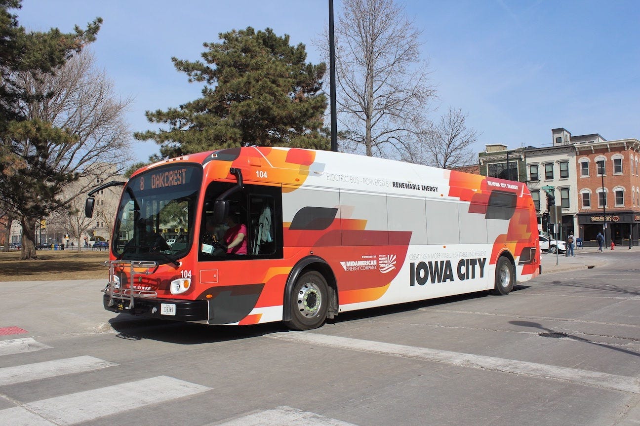 Iowa City Transit bus