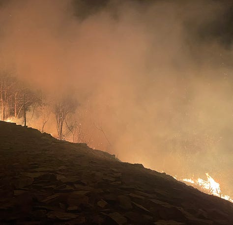 Mountain fires