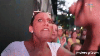 Rita Cadillac torcendo pro Brasil on Make a GIF