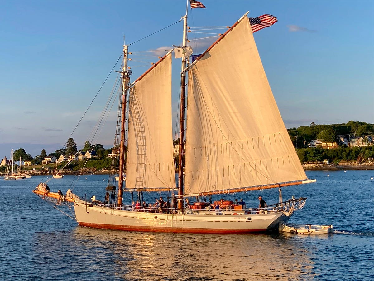 Schooner in Maine Schooner in Maine