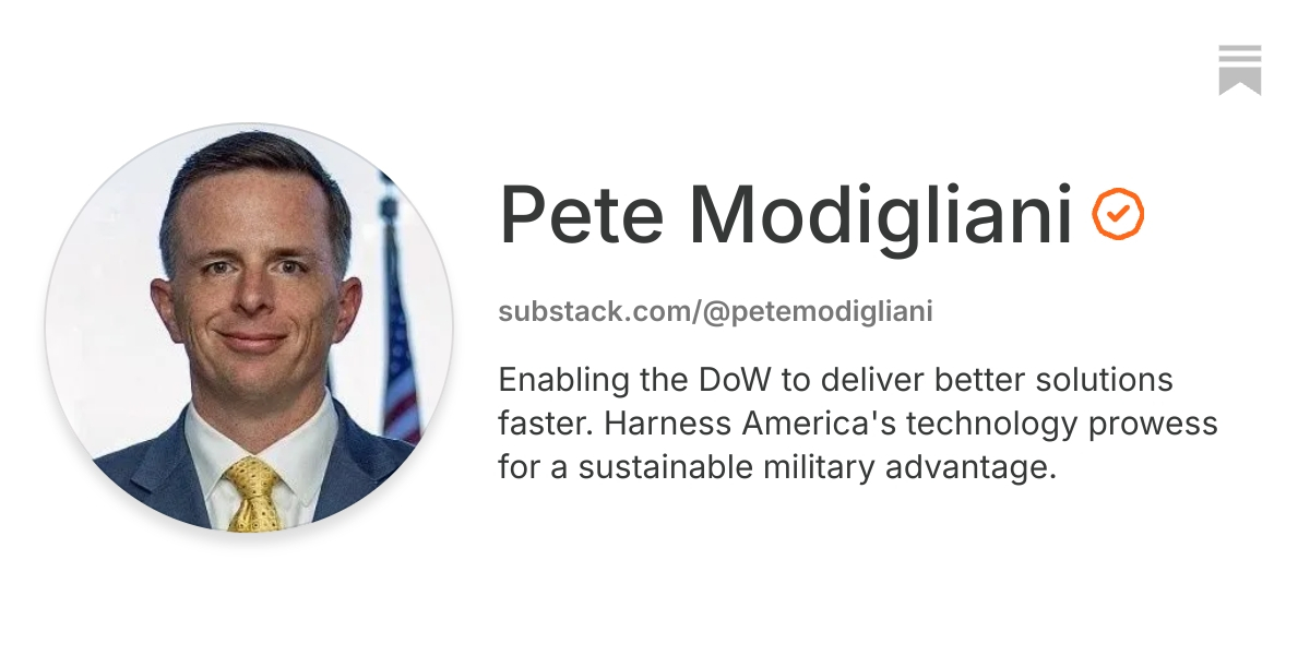 Pete Modigliani | Substack