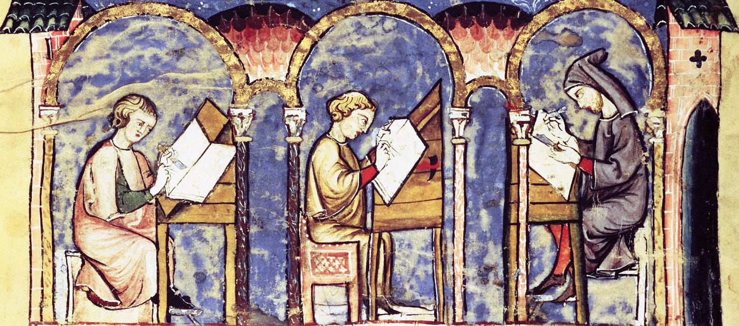 Where Are the Scriptoria? | medievalbooks