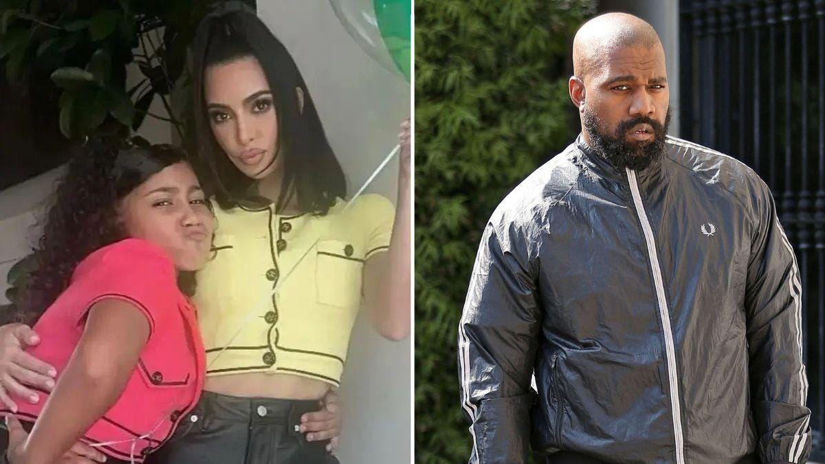 Photo of North West and Kim Kardashian Photo of North West and Kim Kardashian