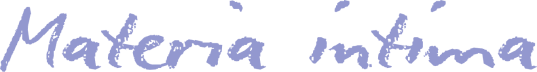 Materia íntima 🫀🧠