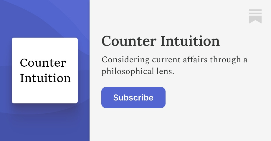 Counter Intuition | Arthur | Substack