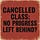  Cancelled Class: No Progress Left Behind?