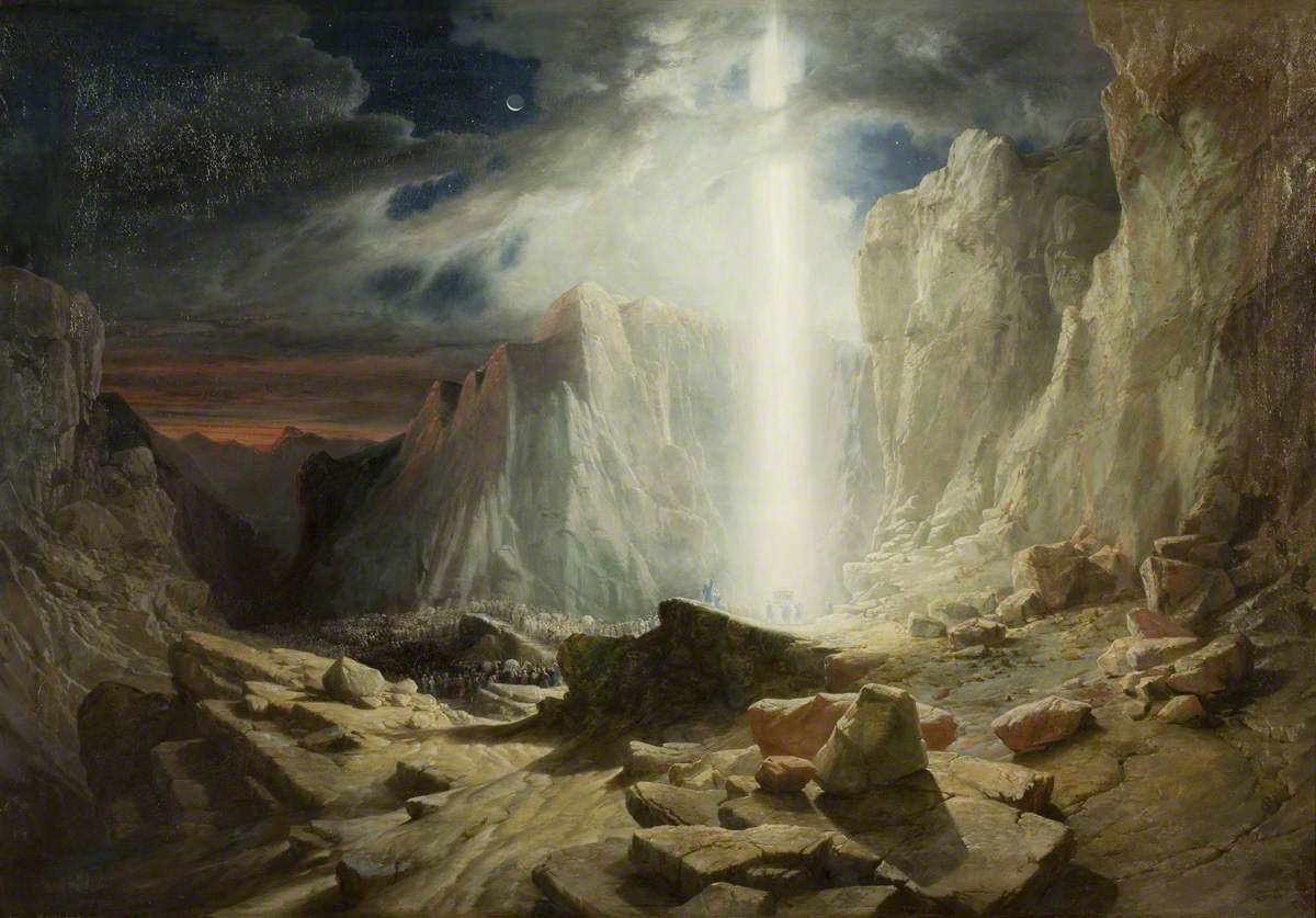 The Israelites Passing through the Wilderness, Preceded by the Pillar of Light The Israelites Passing through the Wilderness, Preceded by the Pillar of Light