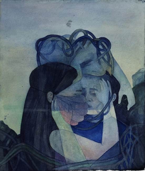 undefined - Keep It On, 2024. Watercolour on paper. 10x13 inches. 
750.00 
