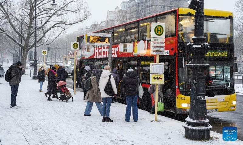Snowfall hits capital of Germany - Global Times Snowfall hits capital of Germany - Global Times