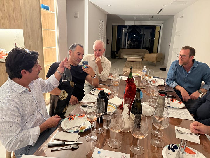 Champagne tasting