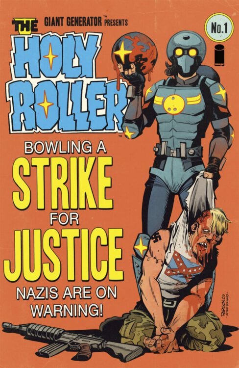 Review: THE HOLY ROLLER #1 - Insane Fun! (Andy Samberg, Joe Trohman & Rick Remender)