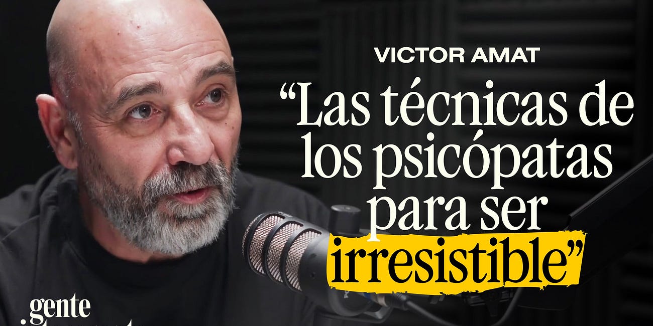 Psicólogo: por qué los PSICÓPATAS consiguen lo que quieren (y cómo copiarlo) | Víctor Amat