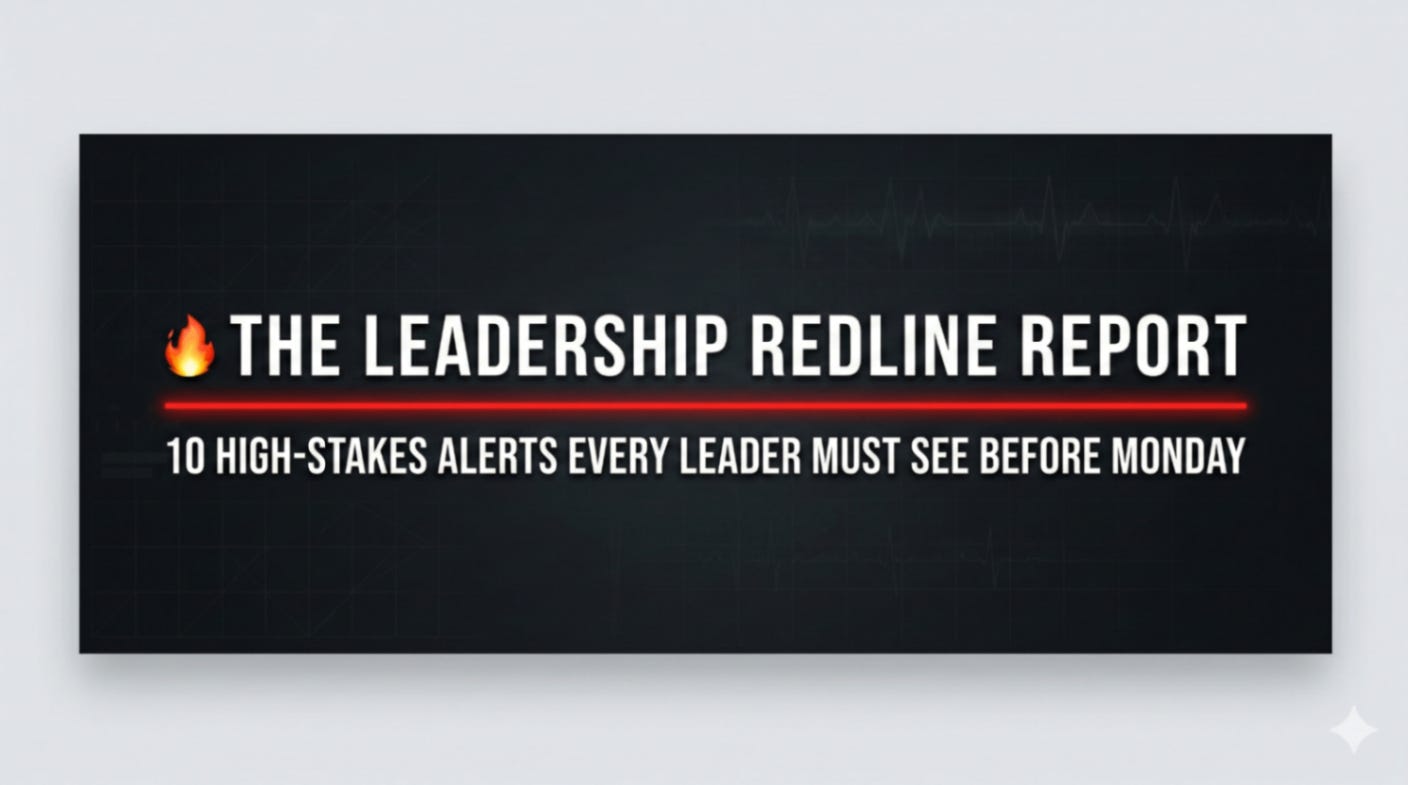The Leadership Redline Report