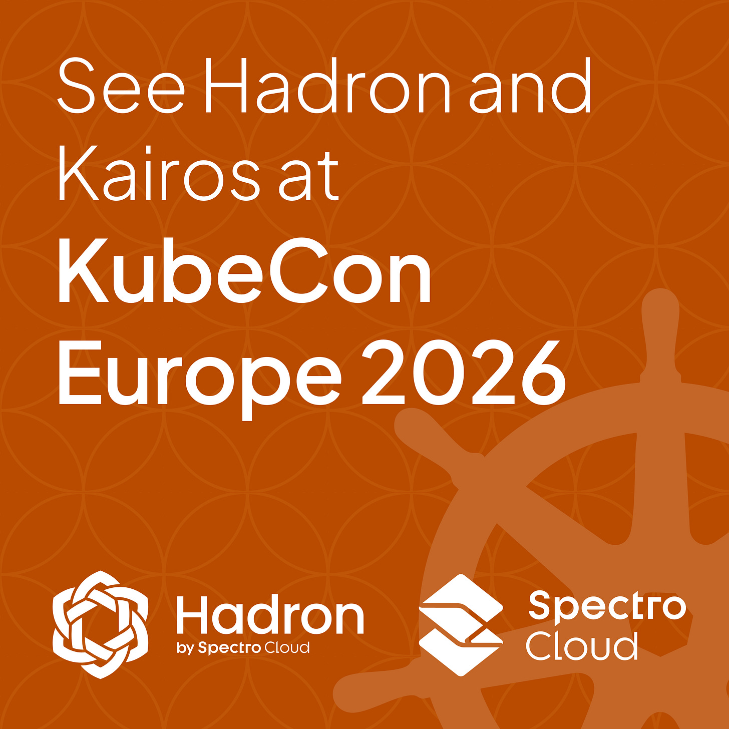 See Hadron and Kairos at KubeCon See Hadron and Kairos at KubeCon
