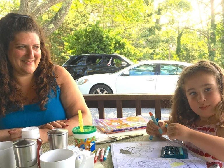 LJ Delman and her daughter Keely during happier days. Delman was well-known from her work in Westhampton Beach. LJ Delman and her daughter Keely during happier days. Delman was well-known from her work in Westhampton Beach.