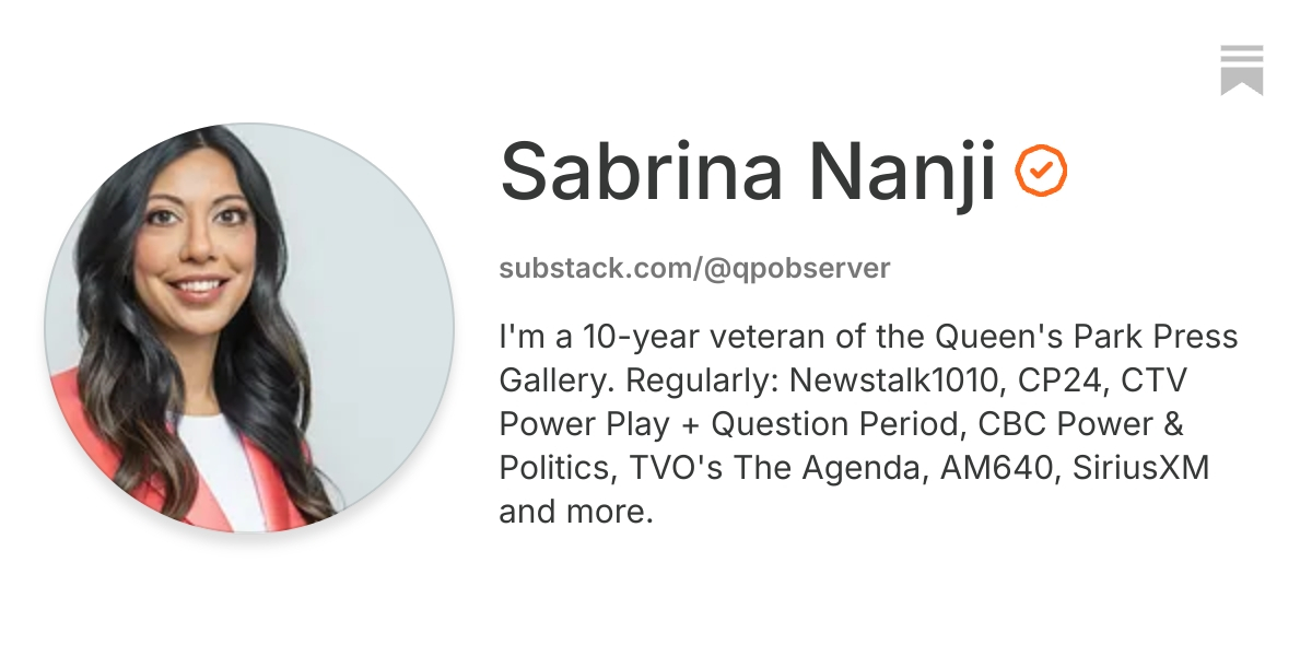 Sabrina Nanji | Substack