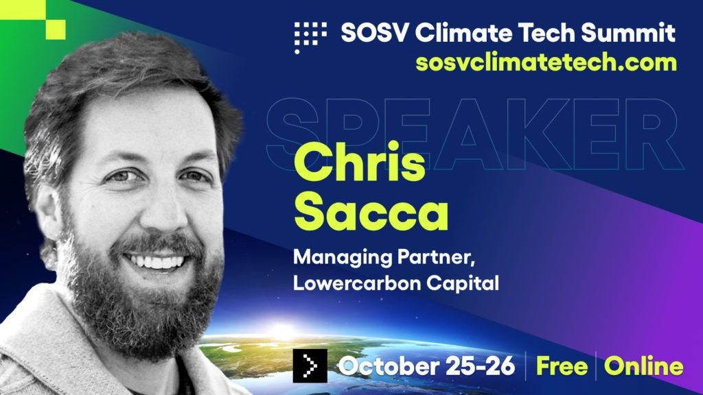 Lowercarbon founder Chris Sacca to speak at the SOSV Climate Tech Summit -  SOSV