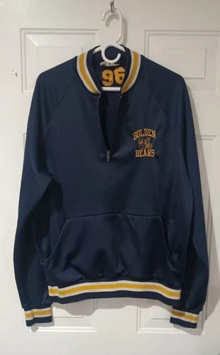 VTG 80's Team Issued Cal Golden Bears Football Jacket - Sz Large - Picture 3 of 6 VTG 80's Team Issued Cal Golden Bears Football Jacket - Sz Large - Picture 3 of 6