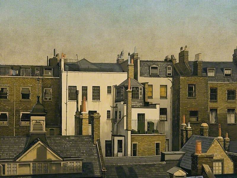 The Backs of Houses, Harley Street, London