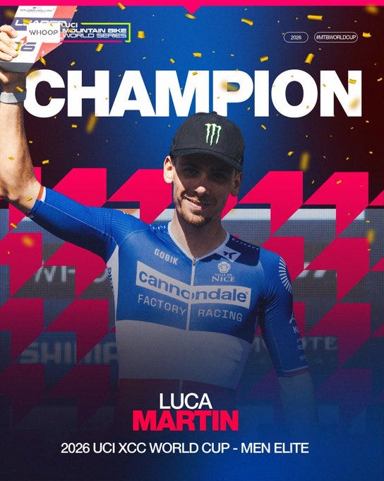 Luca Martin vince la Coppa del Mondo XCO e XCC: la Francia torna al vertice dopo Absalon - MTB Magazine Luca Martin vince la Coppa del Mondo XCO e XCC: la Francia torna al vertice dopo Absalon - MTB Magazine