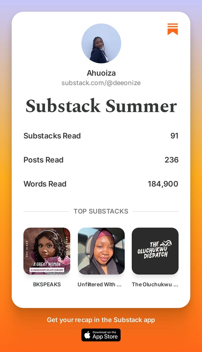 Substack Summer