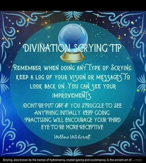 Divination scrying tip | Witchcraft spell books, Magic spell book, Scrying