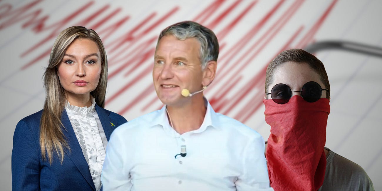 AfD:s succéval, Ebbas islamutspel och vänsterns våld