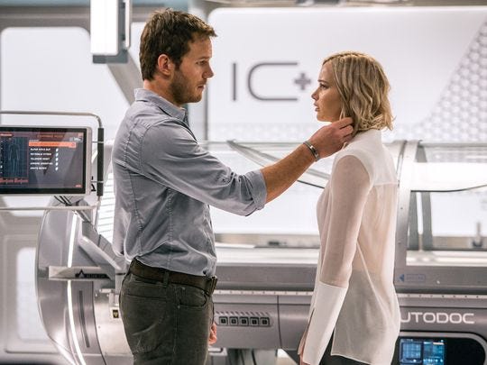 passengers with chris pratt holding jennifer lawrence passengers with chris pratt holding jennifer lawrence