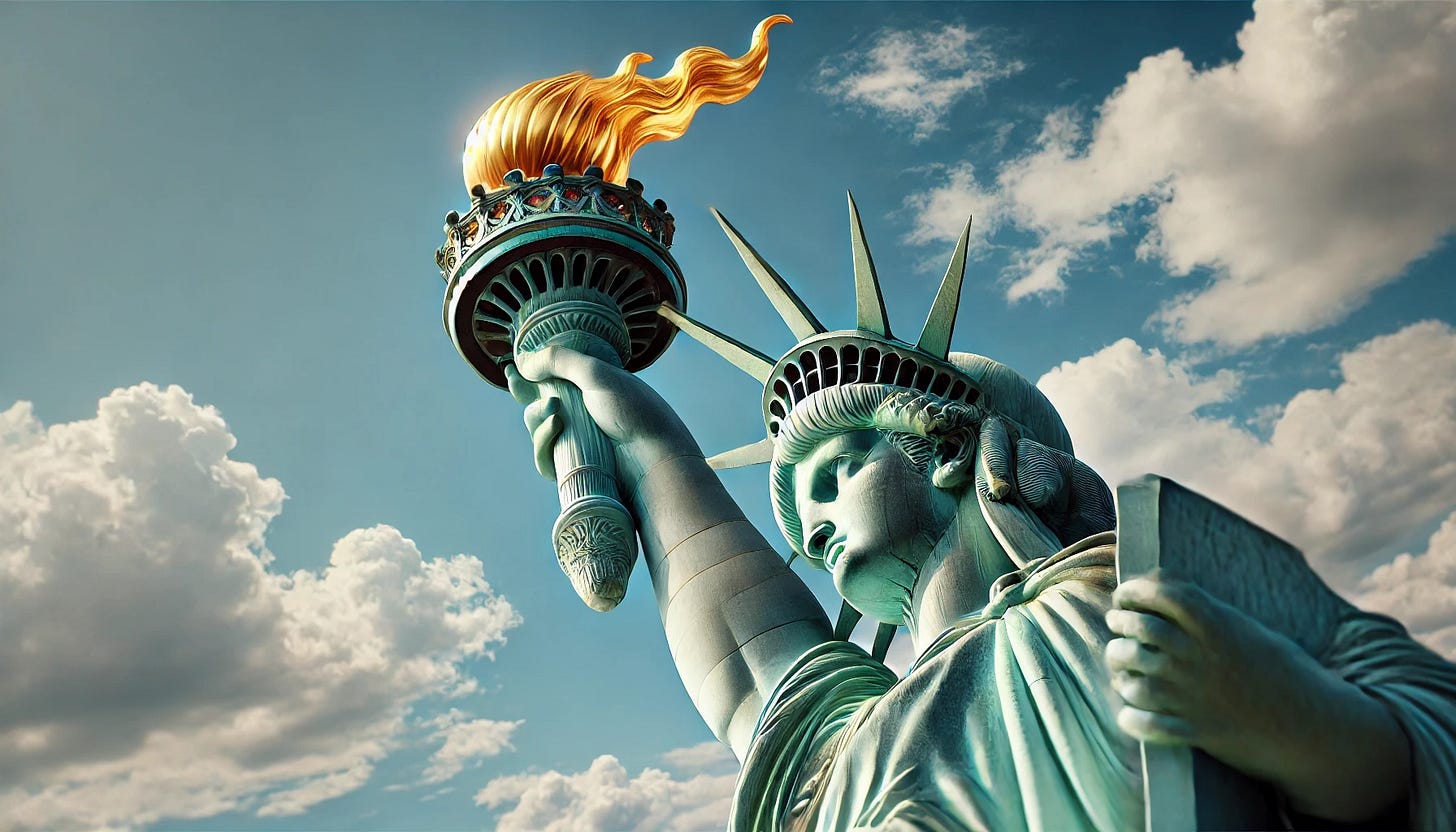 AI-generated Statue of Liberty