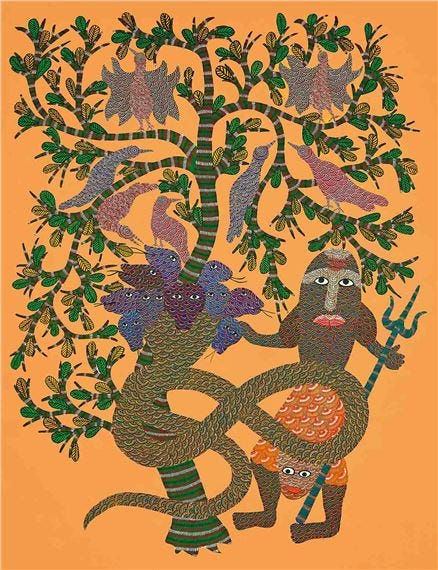 Indian Gond tribal artist hits surprise $2.15m record at Pundole