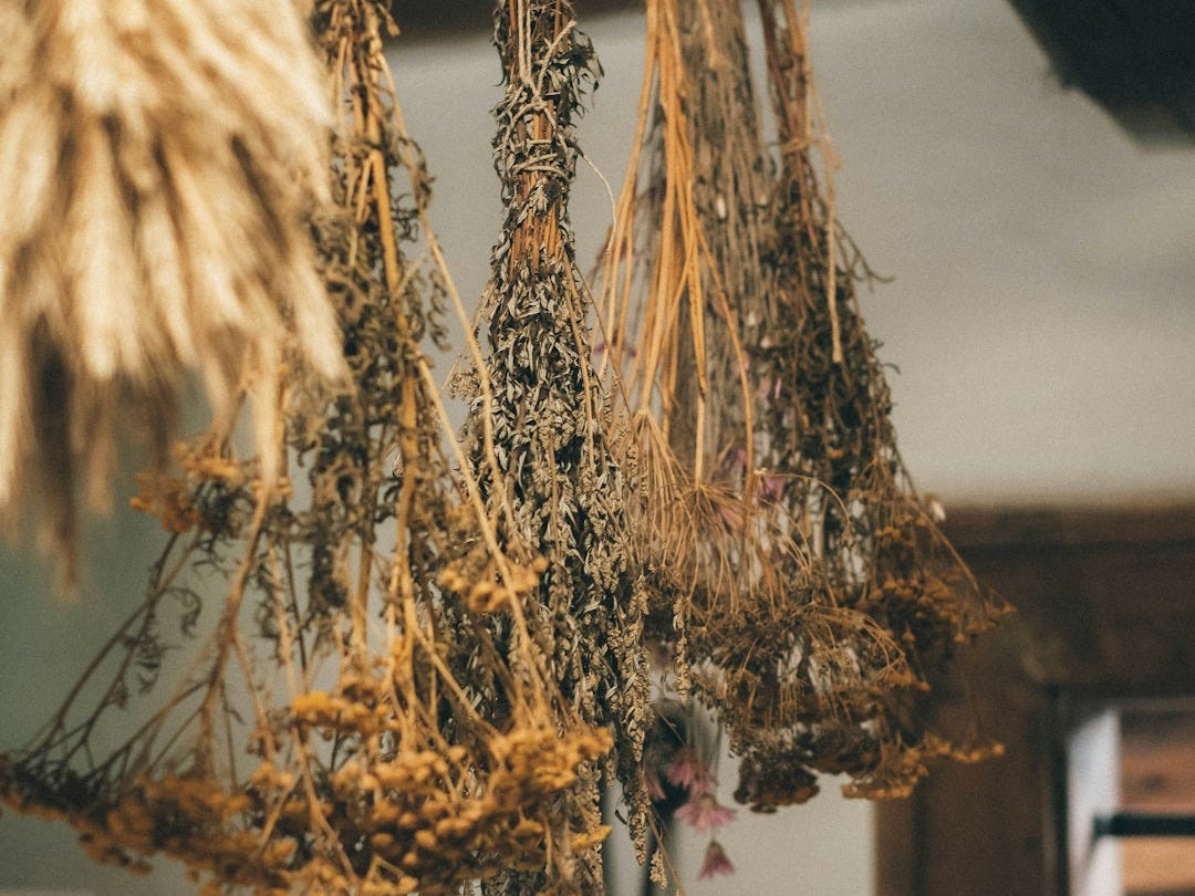 brown and black hanging decor
