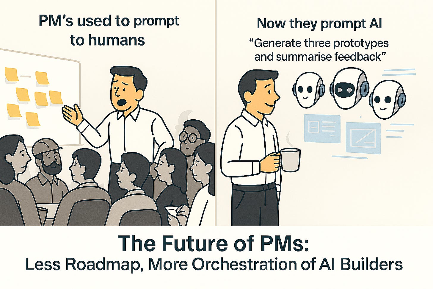 The Future of PMs: Less Roadmap, More Orchestration of AI Builders