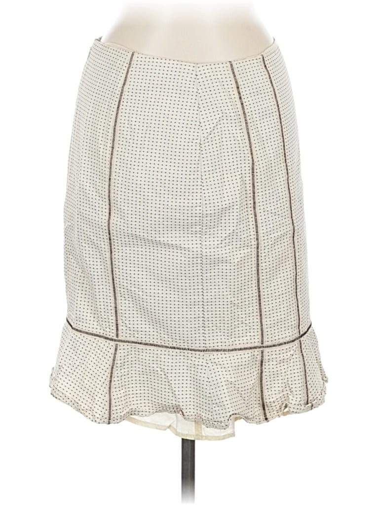 Nanette Lepore 100% Cotton Houndstooth Ivory Casual Skirt Size 8 - photo 1 Nanette Lepore 100% Cotton Houndstooth Ivory Casual Skirt Size 8 - photo 1