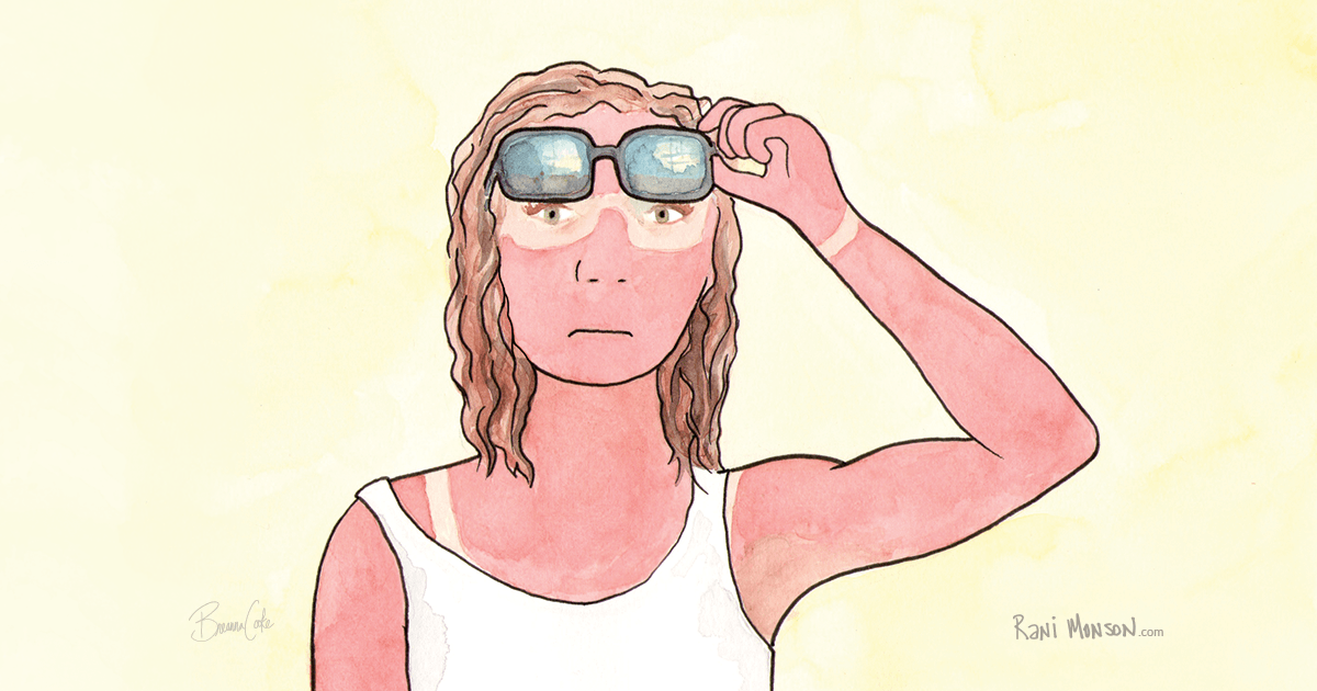 How can I be so bad at applying sunscreen? I need school