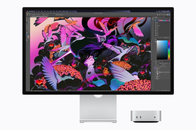 Powered by the all-new 2 nm M6, Mac mini provides an incredibly fast and responsive experience for creative workflows in apps like Adobe Photoshop.