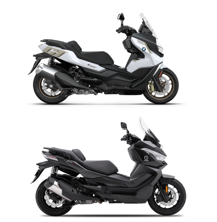 2025 BMW C 400 GT vs. Voge SR400 Max 2025 BMW C 400 GT vs. Voge SR400 Max