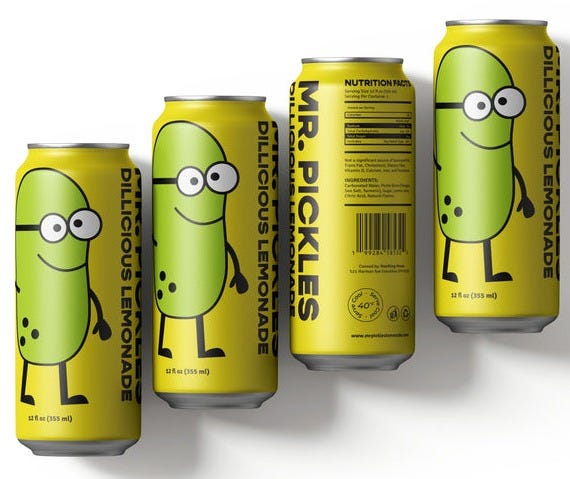 Mr. Pickles Dillicious Lemonade 4-Pack
