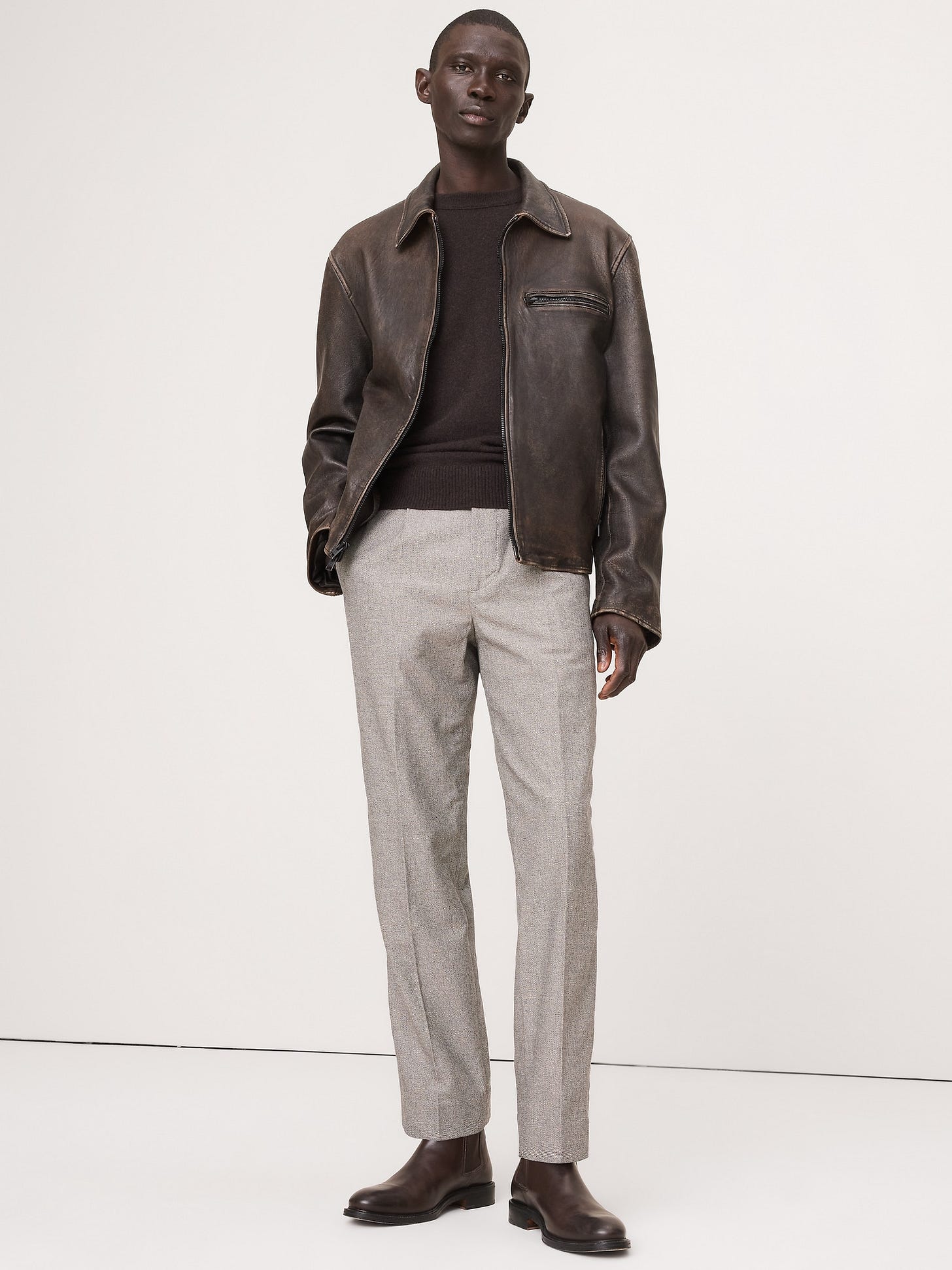Image number 1 showing, Athletic Textured Dress Pant