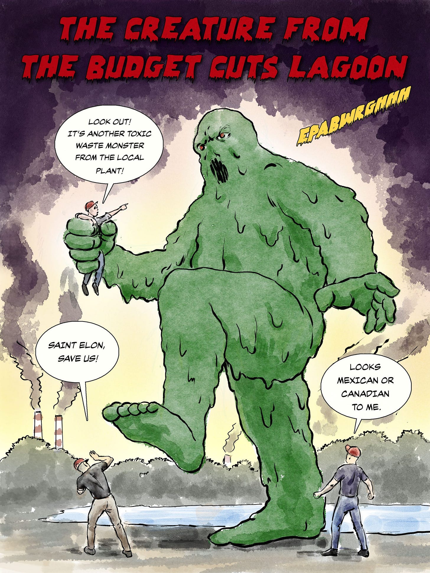 Peter Rostovsky- The Creature from the Budget Cuts Lagoon