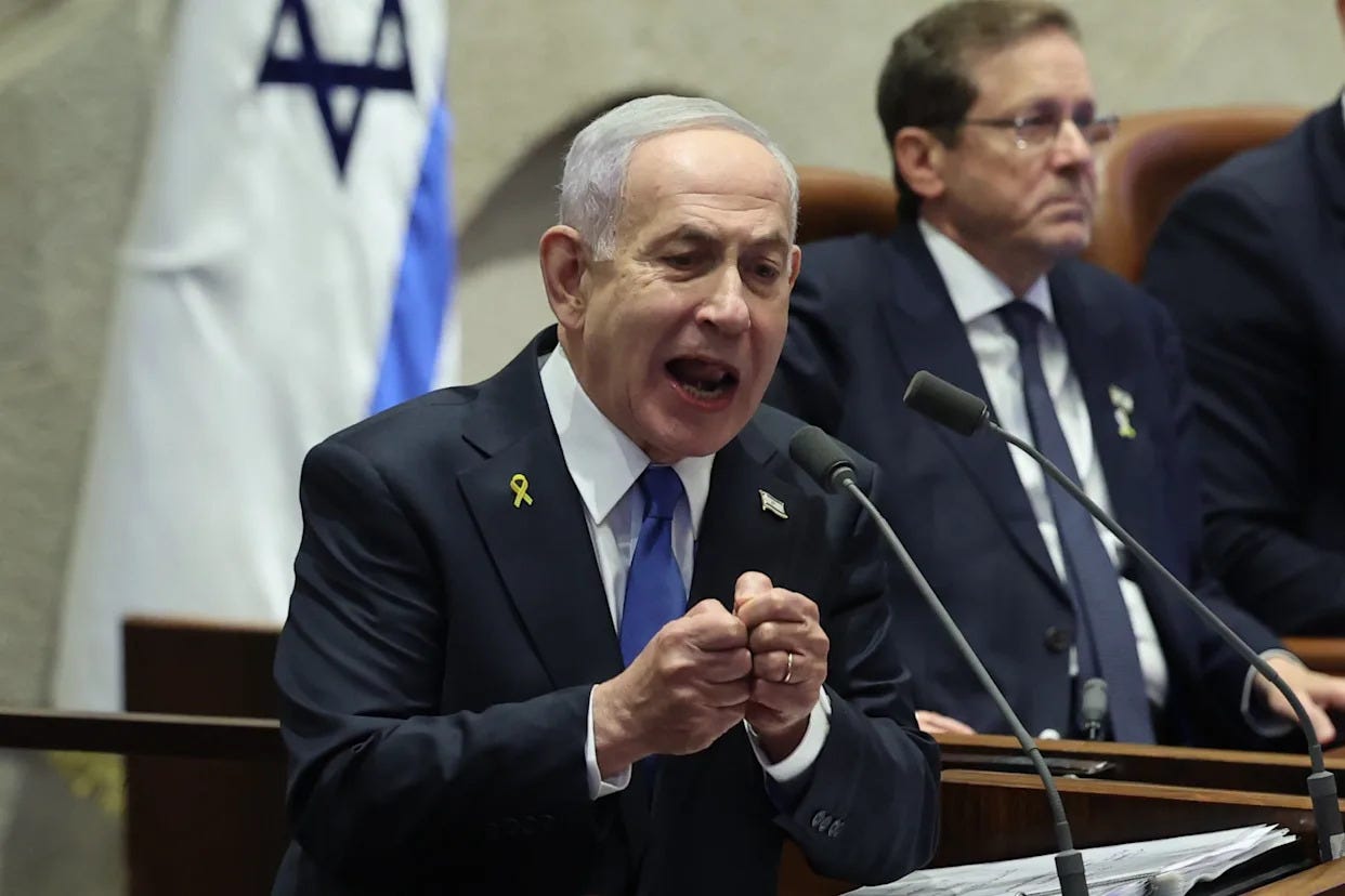 Netanyahu asegura que no necesita "aprobación" externa para atacar a Hamás  y a Hizbulá - Yahoo Noticias