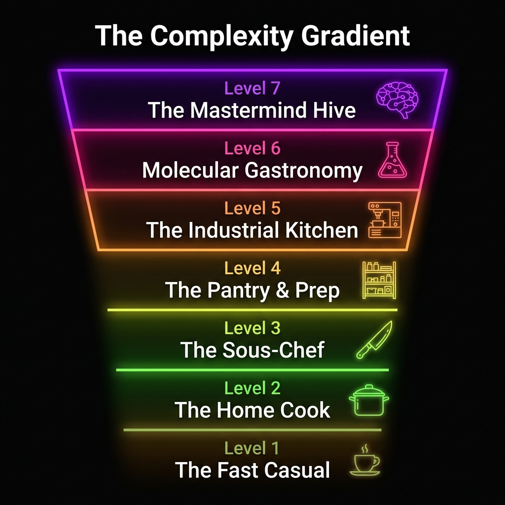 The Complexity Gradient