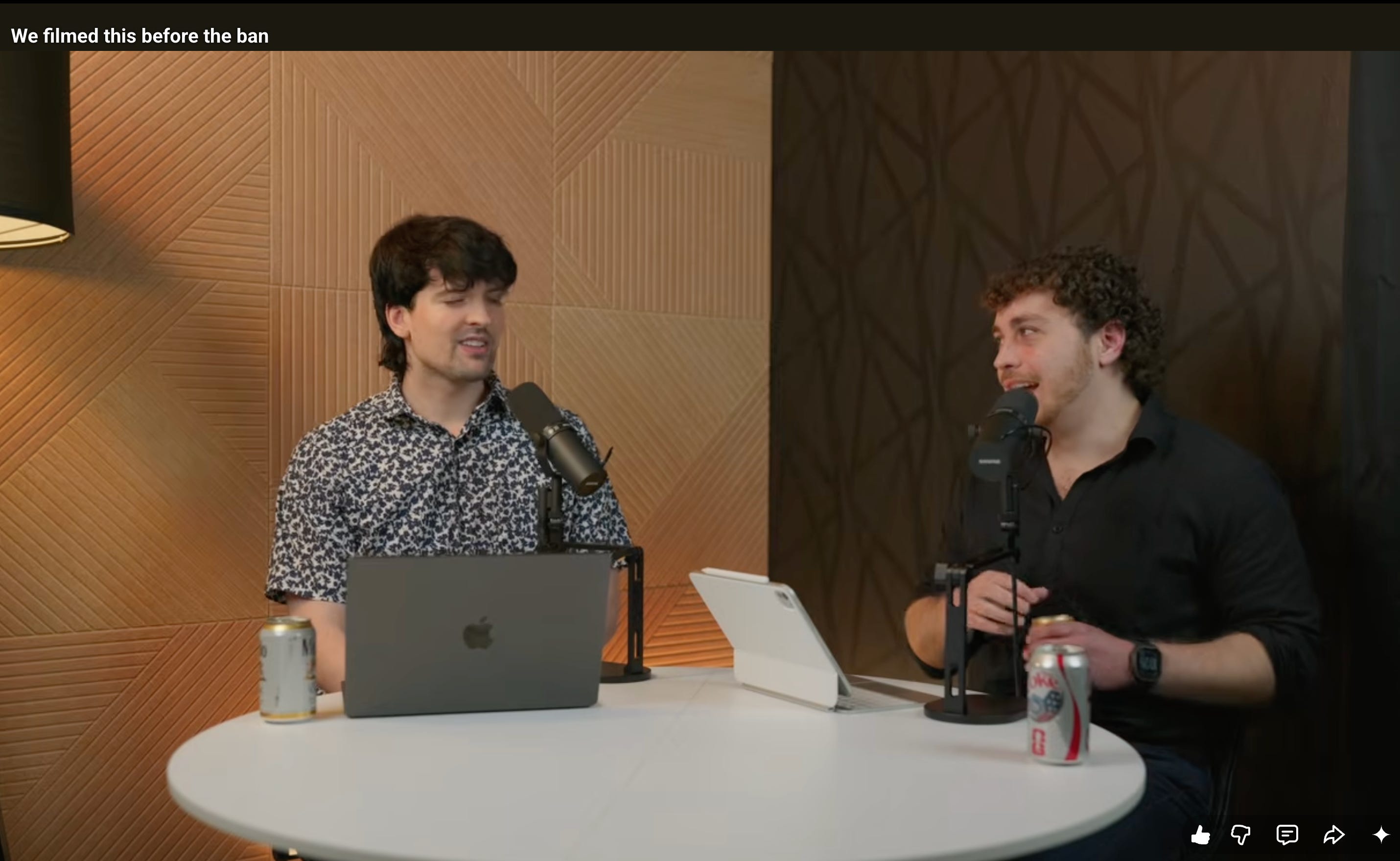 We Filmed This Before the Ban
