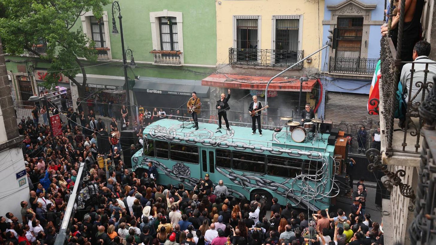 U2 Film a Video For Upcoming Single 'Street of Dreams' in Mexico City U2 Film a Video For Upcoming Single 'Street of Dreams' in Mexico City