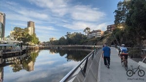 Parramatta City Waterfront near the wharf Parramatta City Waterfront near the wharf
