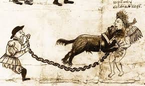 The Spanish colonizers and slave raiders used war dogs (greyhounds and mastiffs) to terrorize and subjugate the Natives. The use of vicious dogs by the Spaniards in the borderlands helps explain how The Spanish colonizers and slave raiders used war dogs (greyhounds and mastiffs) to terrorize and subjugate the Natives. The use of vicious dogs by the Spaniards in the borderlands helps explain how