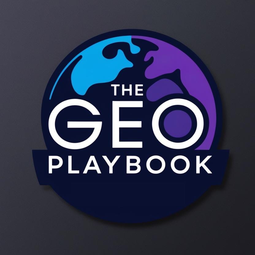 Artwork for The GEO Playbook